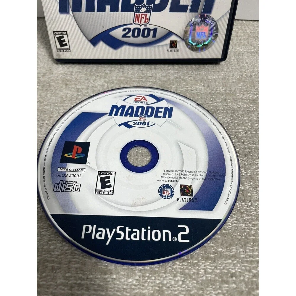 Madden NFL 2001 PS2 Sony PlayStation 2